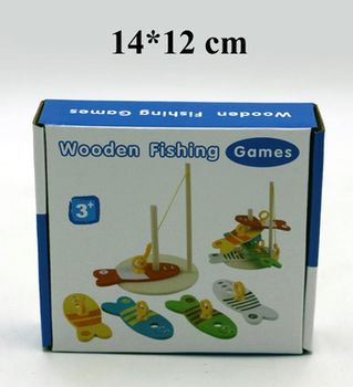 Игрушка деревянная "Рыбалка" 14x12 см D2011-260 (5655) 