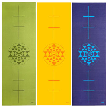 Covoras pentru yoga Leela Collection Yantra green 