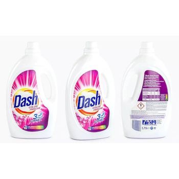 DASH COLOR Frische  detergent gel,100 spălări, 2x2.75L 