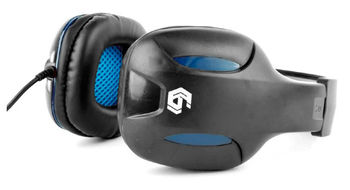 GMB Gaming Headset GHS-04, 40mm driver, 20-20000Hz, 32 Ohm, 95 db, 0.250g, 3.5mm, Black/Blue 