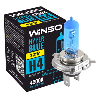 Lampa Winso H4 12V 60/55W P43t-38 HYPER BLUE 4200K 712440 