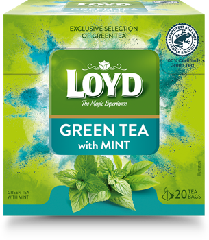 cumpără LOYD Green Tea with Spearmint, ceai verde, 20 pac. în Chișinău 