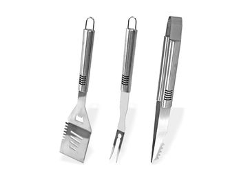Инструменты для барбекю BBQ (лопатка, вилка, щипцы) 