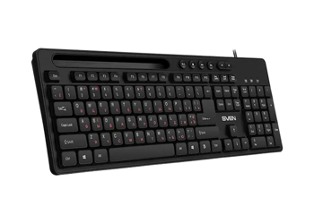 Tastatură SVEN KB-S302, Cu fir, Negru 