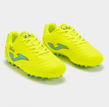 Детские бампы JOMA - TOLEDO JR 2411 LEMON FLUOR TURQUOISE ARTIFICIAL GRASS 