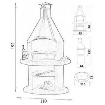 Gratar BBQ ARCUS COLORA 