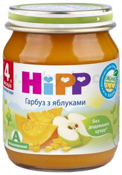 Овощные и фруктовые пюре для детского питания