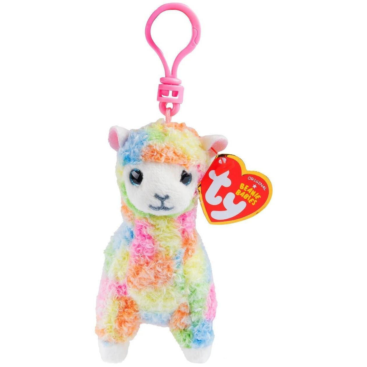 Ty Llavero Beanie Boos Clip – Muddles El Perro De Peluche De 7 Cm, Multicolor (TY35245), Ideal Para Bolsos Y Mochilas