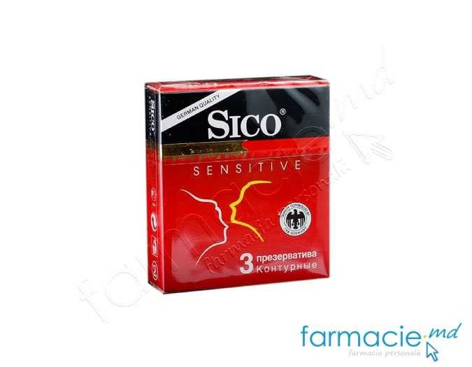 Prezervative Sico N3 Sensitive Contur Anatomic 9716