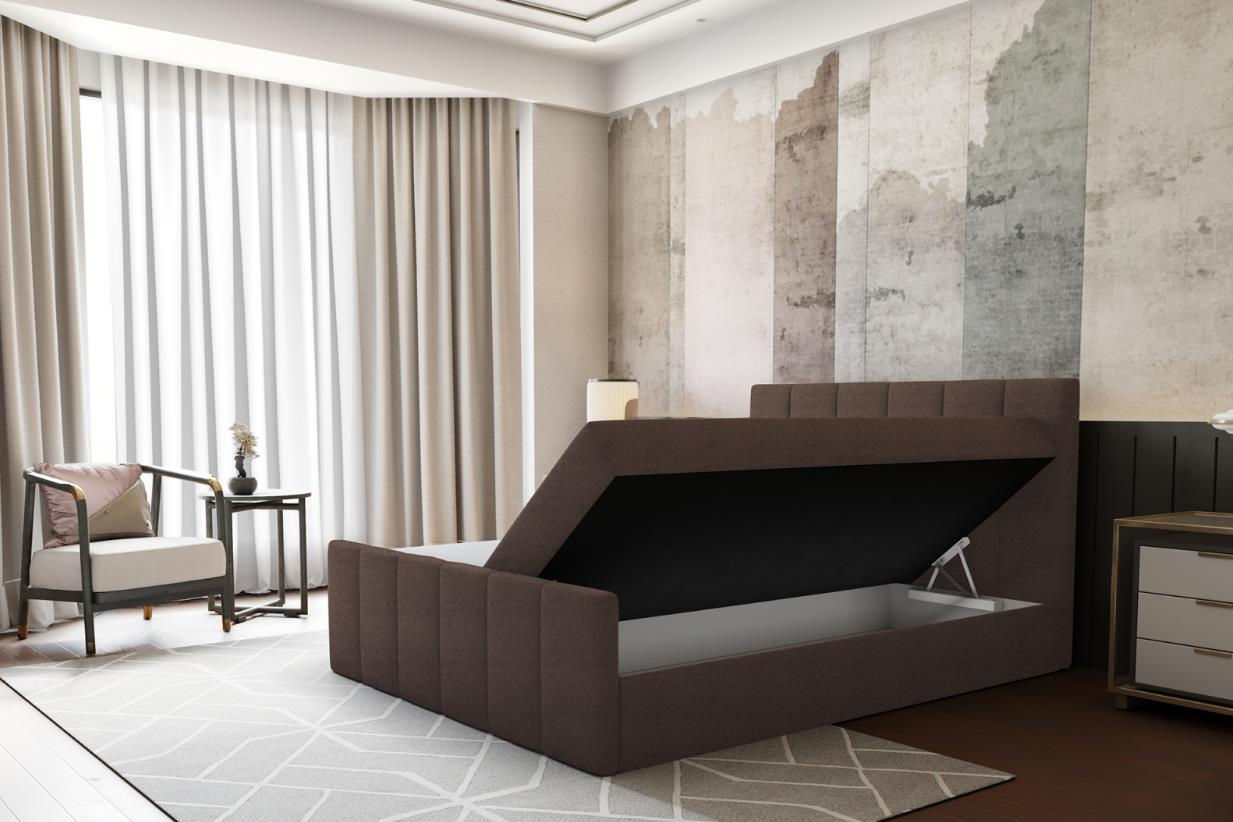 Pat Mobhaus Star Boxspring 140x200 (Brown) cumpăra la preț mic în ...