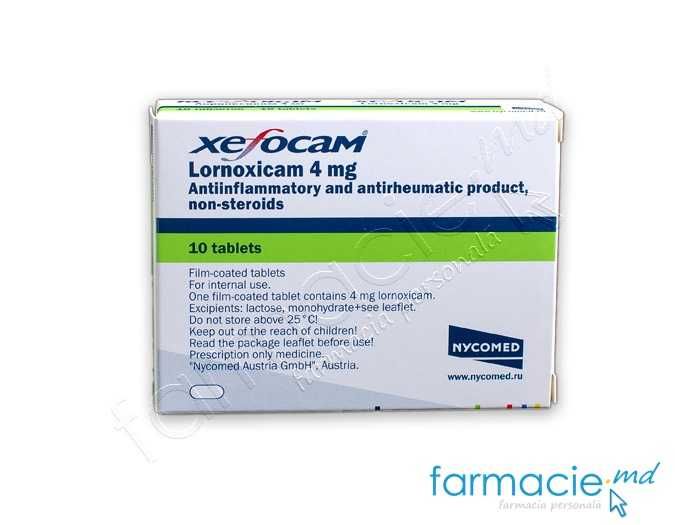 Xefocam rapid pentru dureri articulare. Prospect medicament: