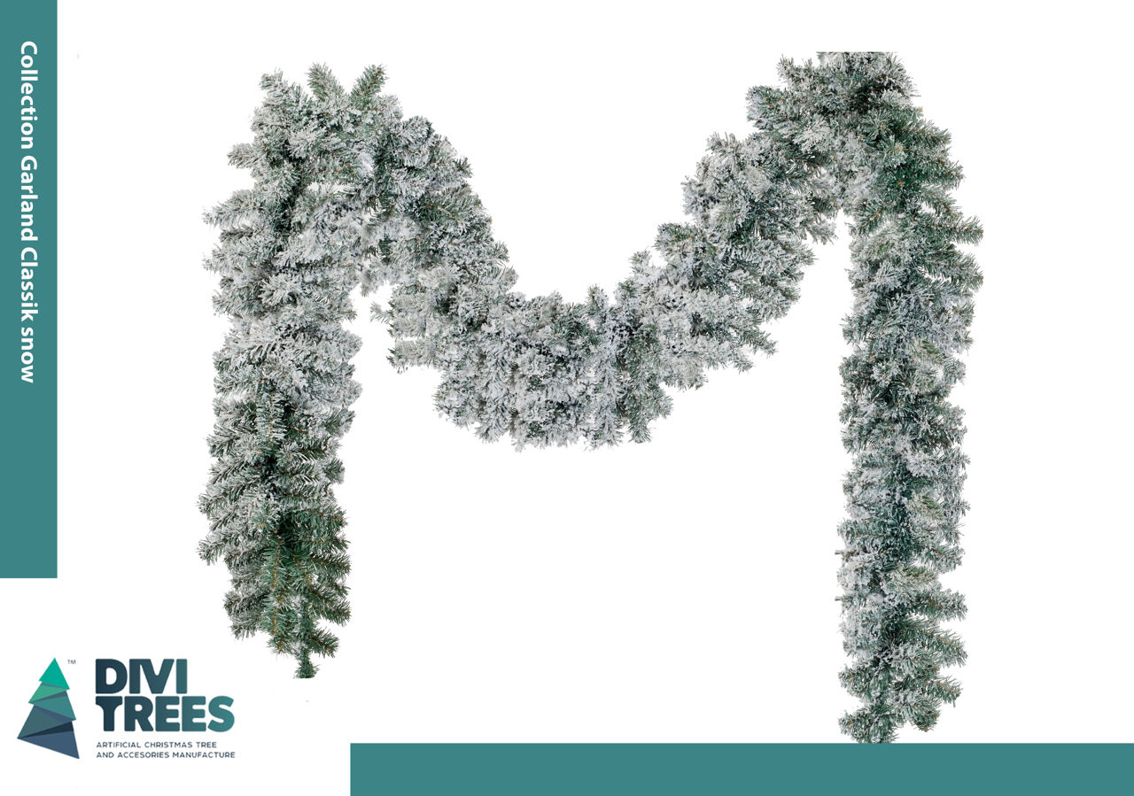 Brad artificial Divi Trees Garland Classic Snow 2,7 cumpăra la preț mic ...