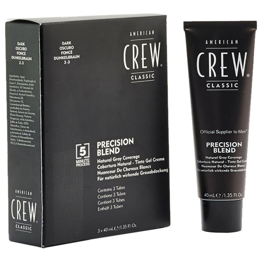 Краска для волос мужская 40. American Crew Precision Blend 2/3 - краска для седых волос темный оттенок 3*40 мл. American Crew Precision Blend краска-камуфляж для седых волос 2/3 темный натуральный. Американ Крю краска. American Crew Precision Blend краска для седых волос палитра.