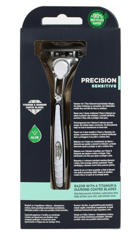 Wilkinson Sword Quattro Essential Sensitive Aparat De Ras Tip Sistem