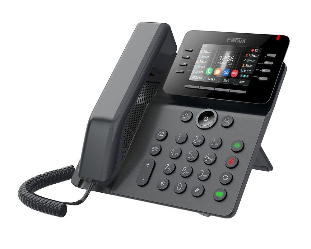 Fanvil V64 Black, Prime Business IP Phone, Color Display в наличии купить  от gig.md быстро с доставкой по Кишиневу и Молдове в price.md