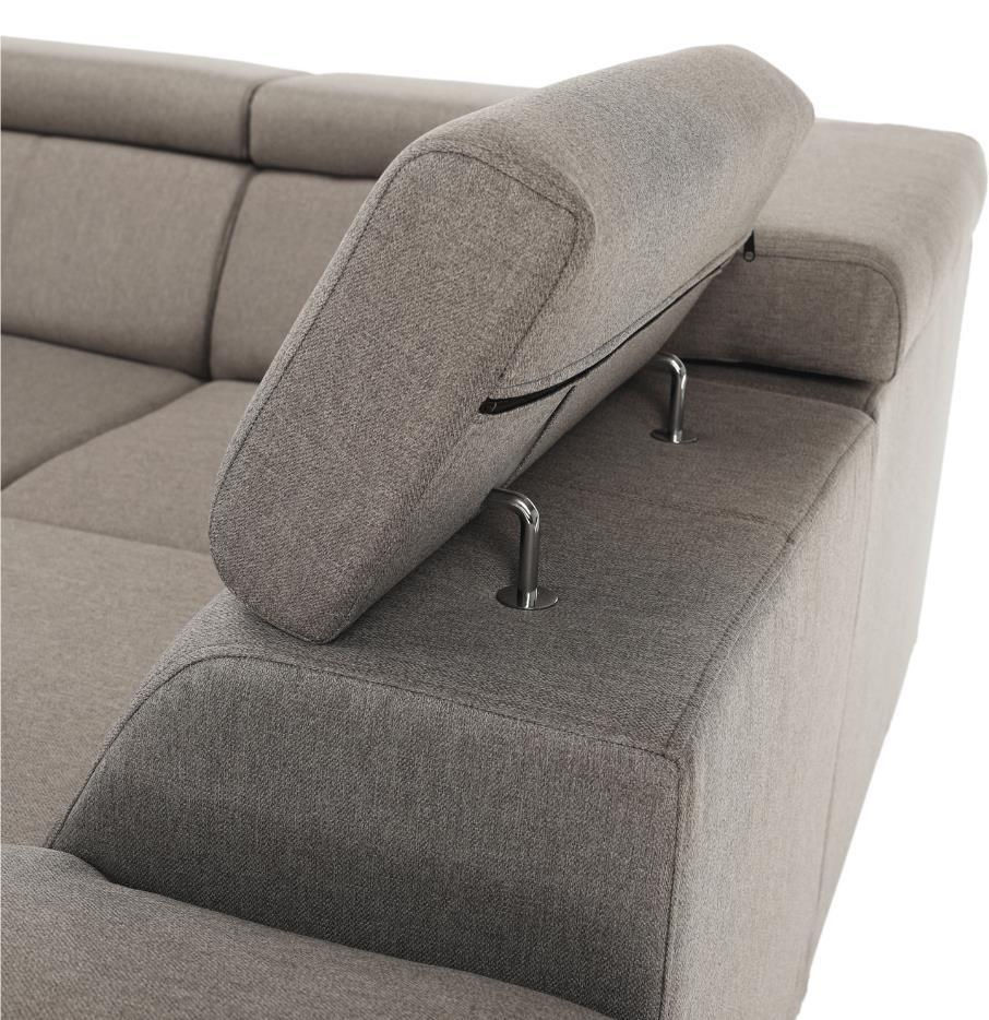 Canapea Mobhaus Segoria Roh Left (Gray-Brown) cumpăra la preț mic în ...