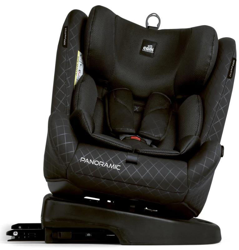 Scaun auto CAM Panoramic S168/161 от 0+ до 36 кг черный cumpăra la preț