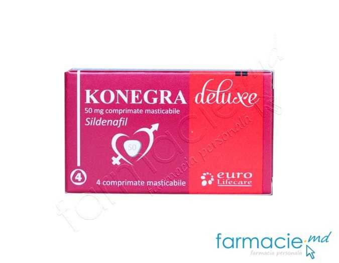 Konegra deluxe comp. masticab. 50 mg N4