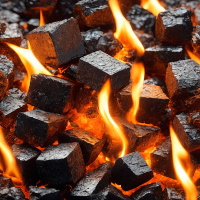 Уголь, прочие cредства для розжига