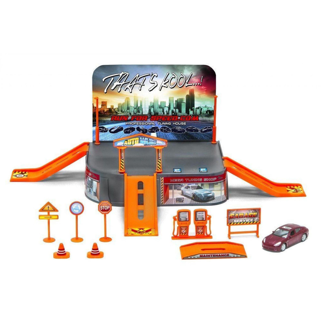 Mașină Welly 96020 City GARAGE 4 PlaySet 160 cumpăra la preț mic în