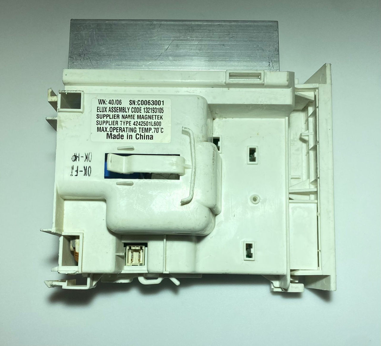 Модуль (Плата) для стиральной машины Electrolux Zanussi Б/У 132193105  C0063001 4242501L600 в наличии купить от fortuna-service.md быстро с  доставкой по Кишиневу и Молдове в price.md