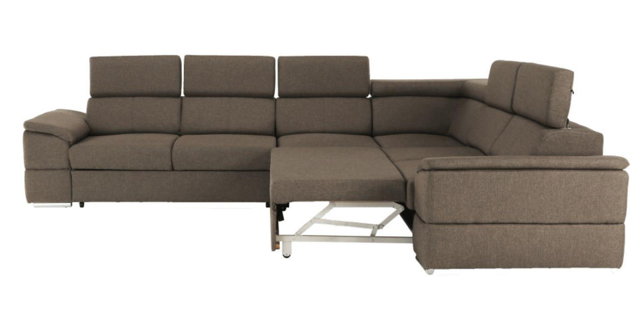 Canapea Mobhaus Segoria Lux Left (Gray-Brown) cumpăra la preț mic în ...