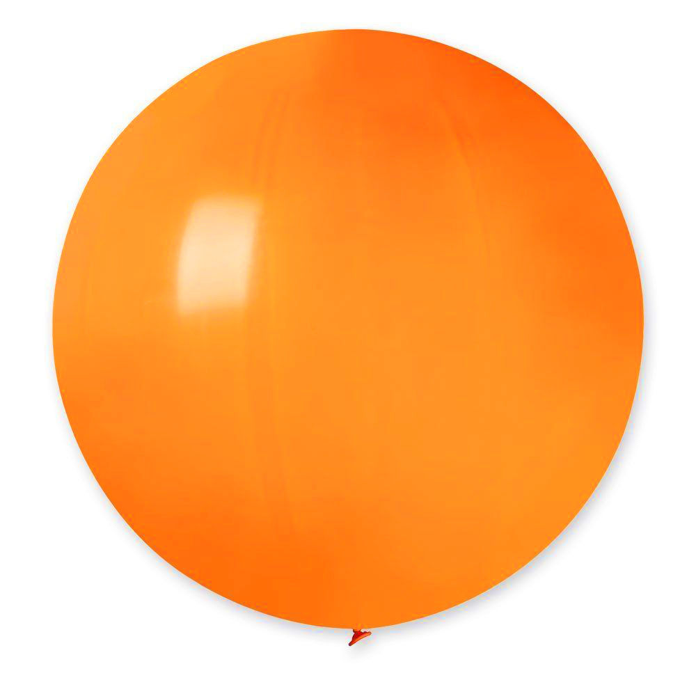 На оранжевом шаре