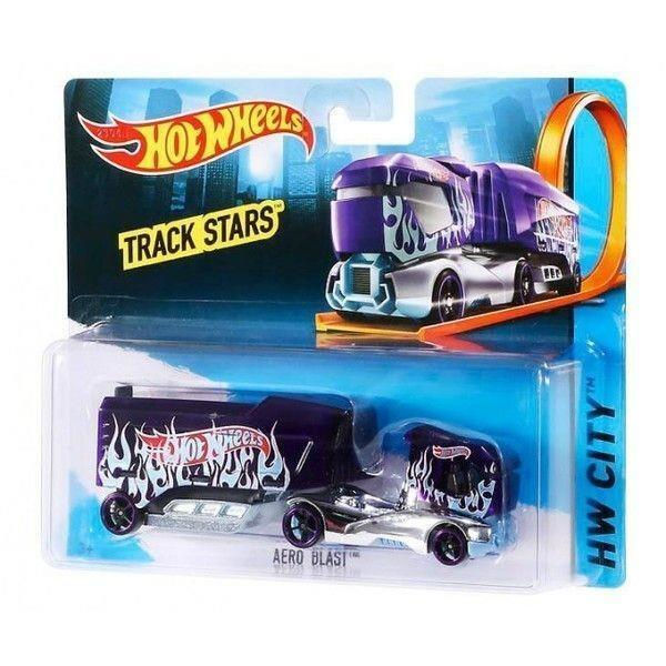 Hot Wheels – Camion Track Stars – Modèle Aléatoire, 15 Cm, Compatible Pistes – Dès 3 Ans