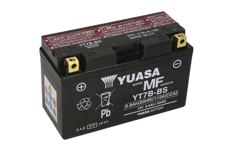 Starter battery YT7B-BS YUASA ATV MAKE CC MODEL YEAR(S) YUASA BATTERY MODEL  BRP (CAN-AM) 450 DS450 2008 2015 YT7B-BS BRP (CAN-AM) 450 DS450 2015  YT7B-BS Yamaha 450 YFZ450 2004 2013