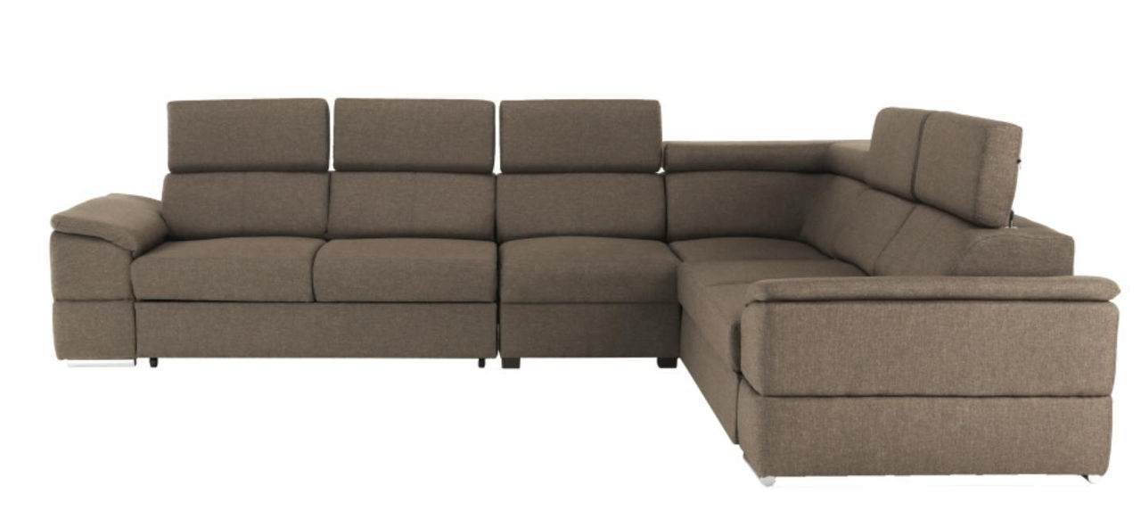 Canapea Mobhaus Segoria Lux Left (Gray-Brown) cumpăra la preț mic în ...