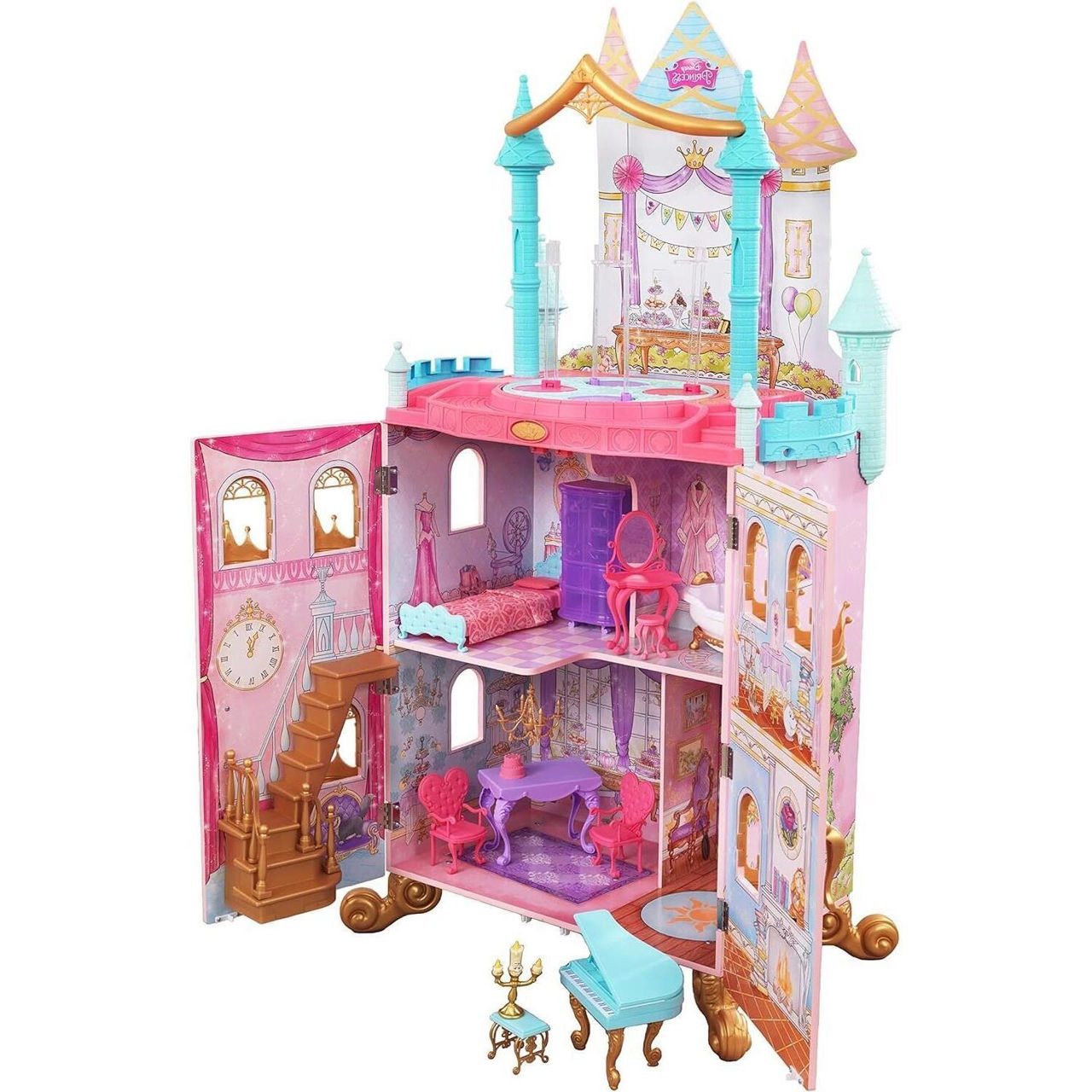 Домик для кукол KinderKraft 10276-MSN Disney Princess®Dance & Dream  Dollhouse купить по низкой цене в Кишинёве, Бельцах, Кагул, Комрате,  Тараклии, Молдове / Интернет-магазин MAXIMUM