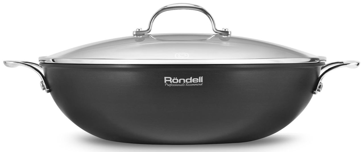 Tigaie Rondell RDA-114 Wok 32cm cu capac cumpăra la preț mic în ...