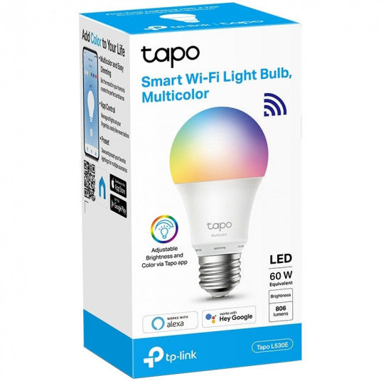 TP Link smart LED bulb with WiFi, lamp dimmable with Alexa, Yandex