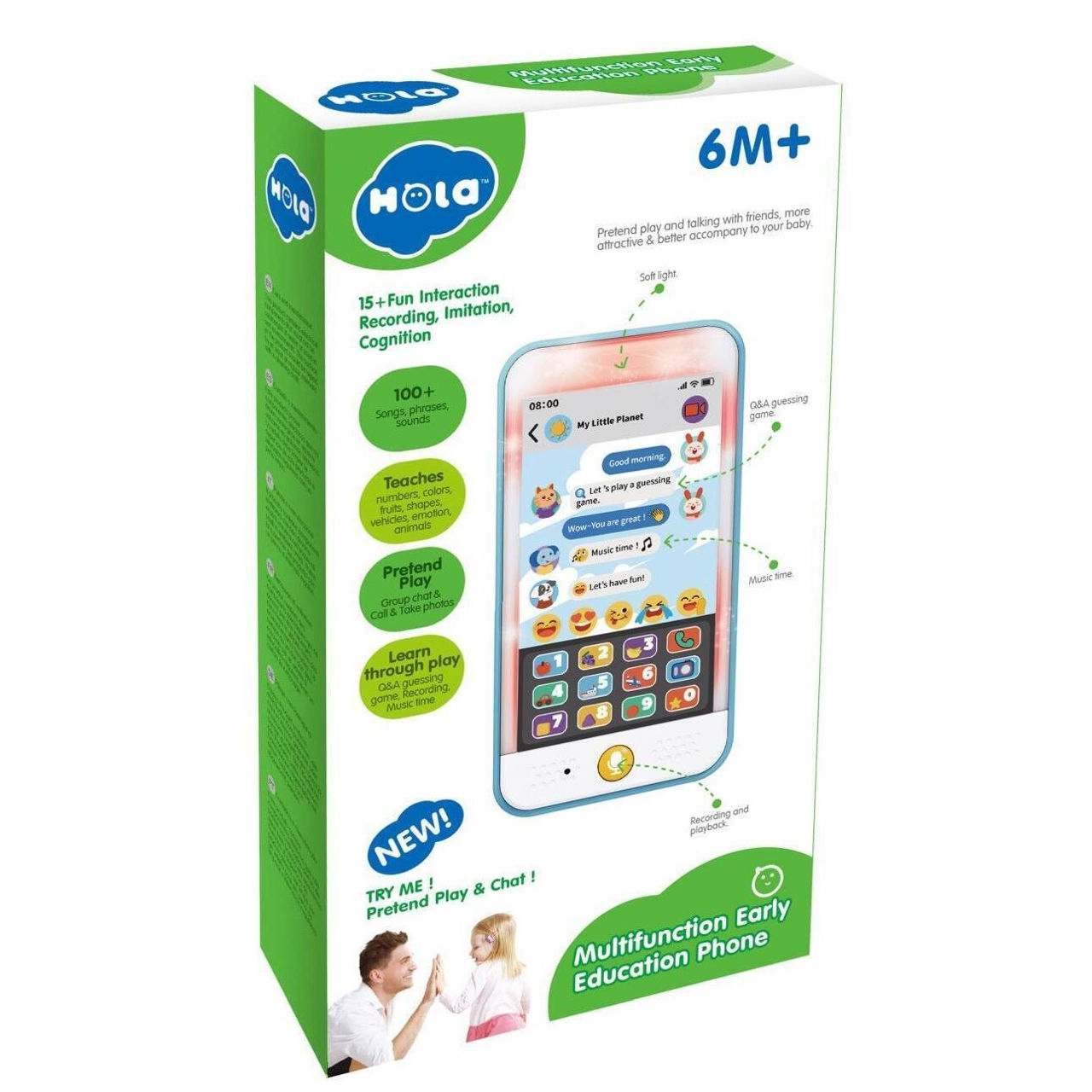 Музыкальная игрушка Hola Toys HE067700 Telefon muzical в наличии купить от  maximum.md быстро с доставкой по Кишиневу и Молдове в price.md