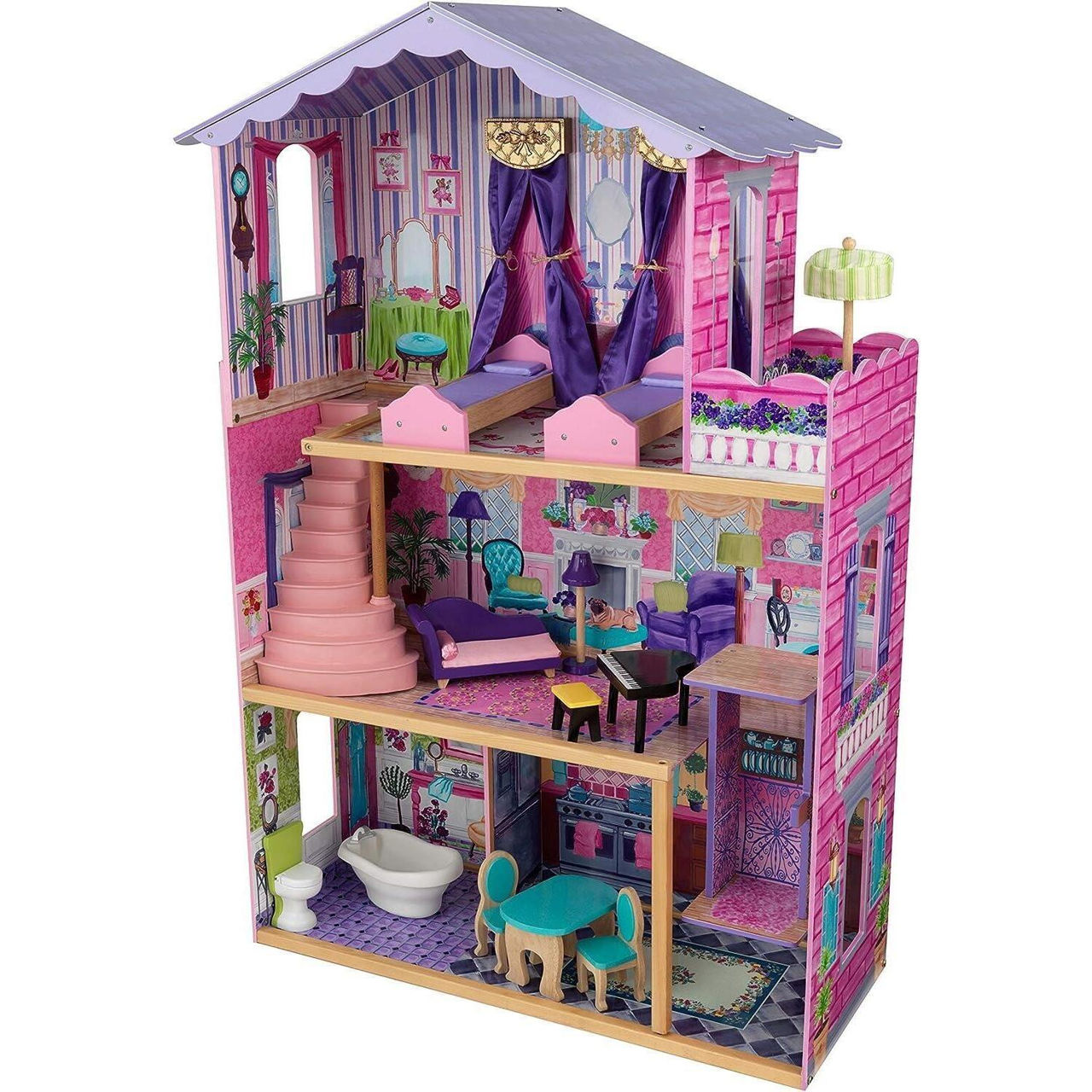 Домик для кукол KinderKraft 65082-MSN My Dream Dollhouse купить по низкой  цене в Кишинёве, Бельцах, Кагул, Комрате, Тараклии, Молдове /  Интернет-магазин MAXIMUM