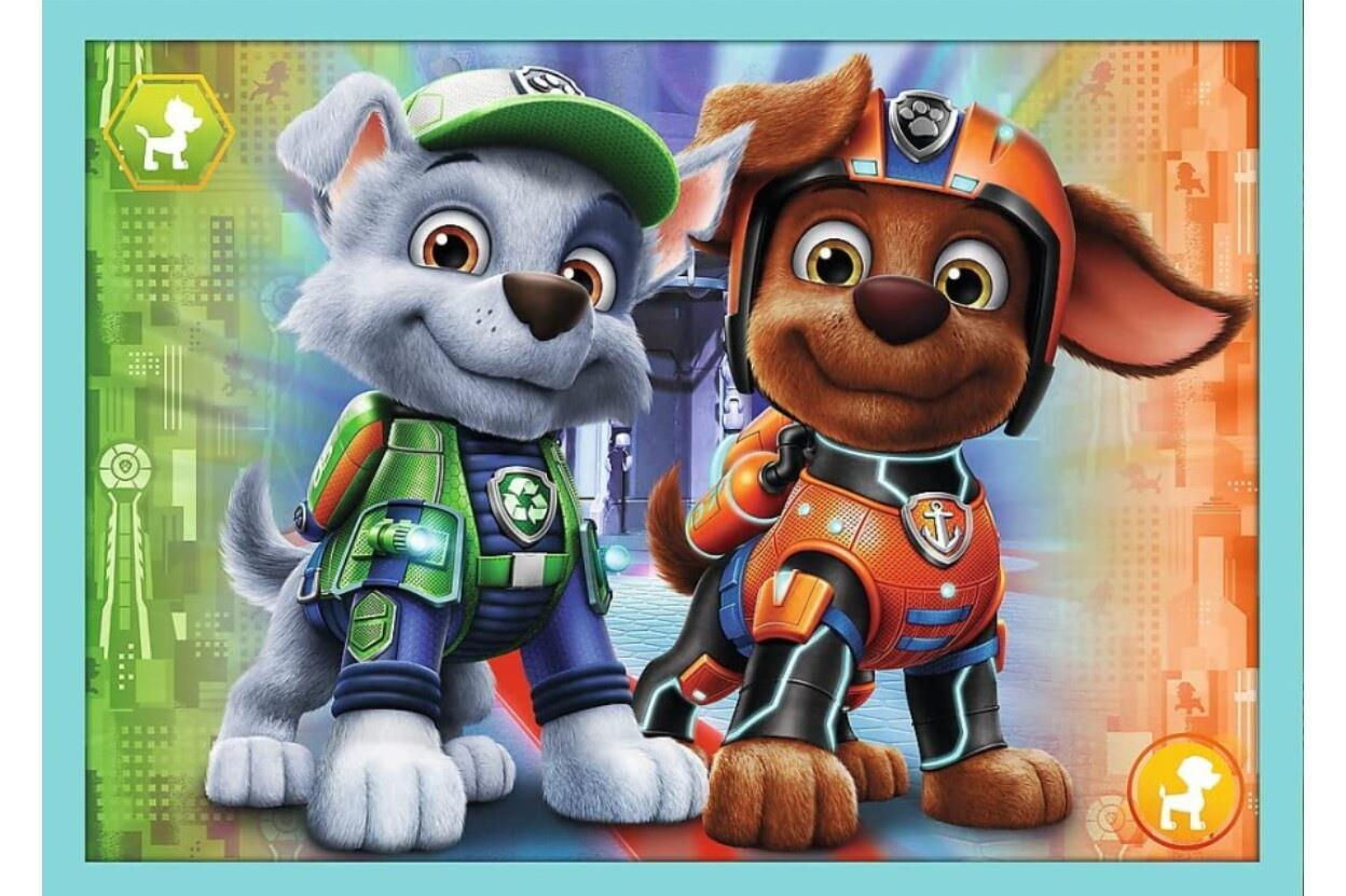 Puzzle Trefl 34394 Puzzles 4in1 Happy Paw Patrol cumpăra la preț mic în ...