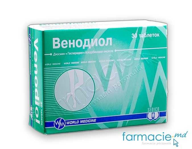 Venodiol comp. 450 mg + 50 mg + 100 mg N10x3