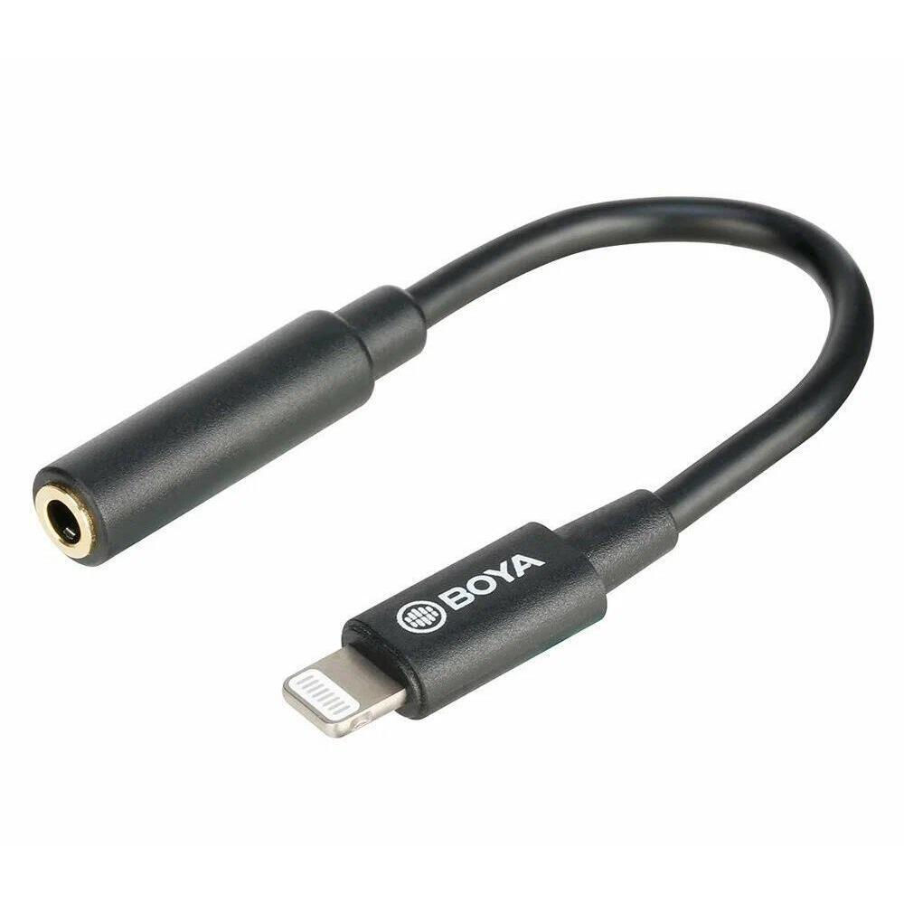 Адаптер для мобильных устройств Boya BY-K3 Cable Audio Adapter 3.5mm to  Lightning MFI, Black купить по низкой цене в Кишинёве, Бельцах, Кагул,  Комрате, Тараклии, Молдове / Интернет-магазин MAXIMUM