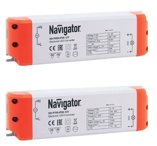 Navigator nd p150 ip20 12v схема