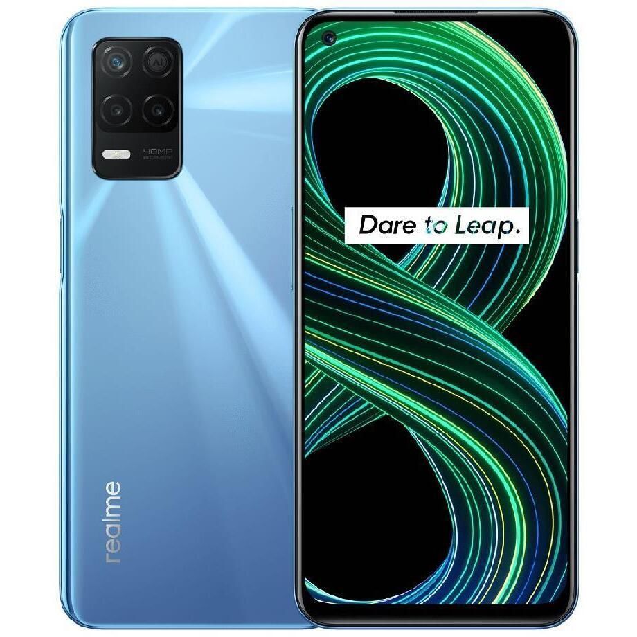 Смартфон Realme 8 5G 8/128GB Blue купить по низкой цене в Кишинёве,  Бельцах, Кагул, Комрате, Тараклии, Молдове / Интернет-магазин MAXIMUM