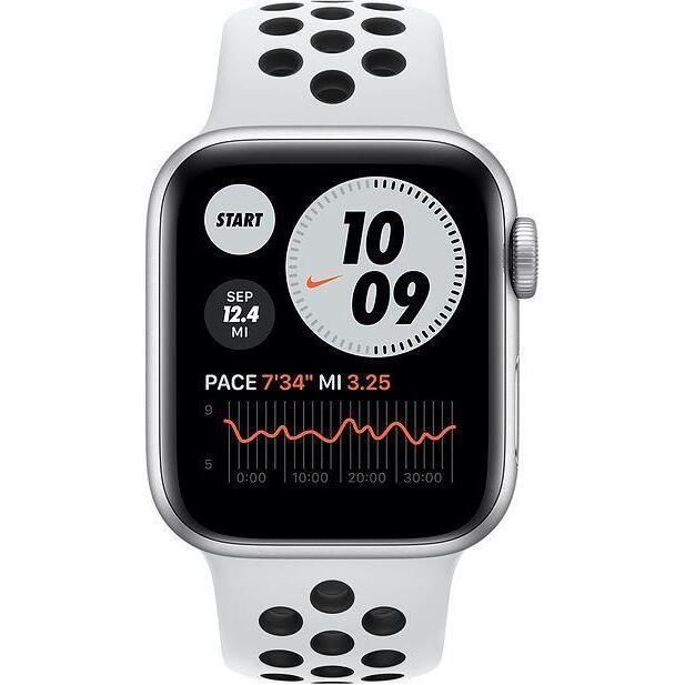Apple Watch Nike SE GPS + Cell 44mm Silver Alu Platinum Nike - Smartwatches  - Photopoint