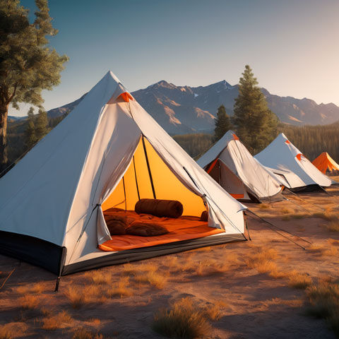 Палатки, гамаки, спальные мешки