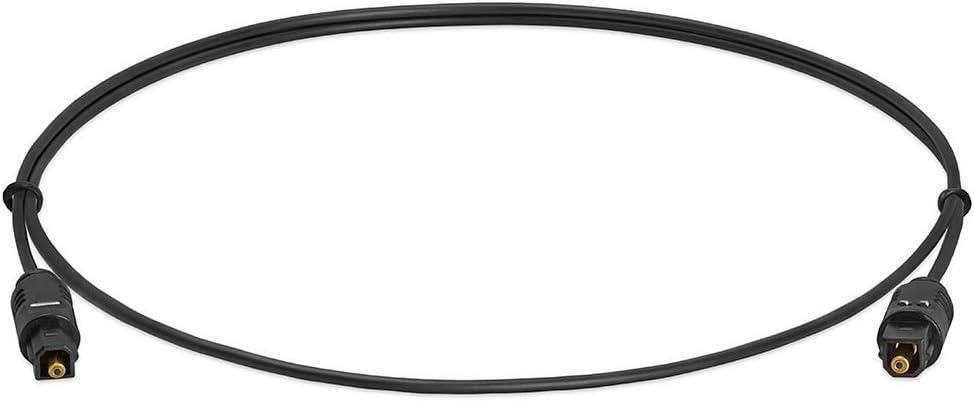 Câble Fibre Optique Toslink ODT - 3 Mètres - Pour Connexion Audio Haute Qualité Entre Appareils