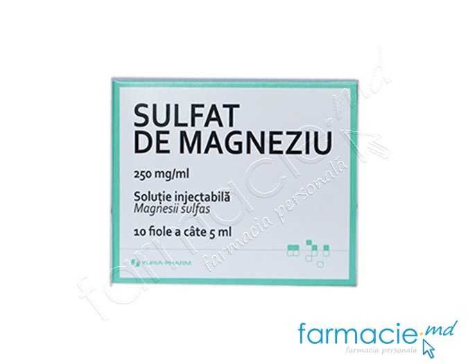 Sulfat de magneziu mg/ml soluţie injectabilă | myHealthbox