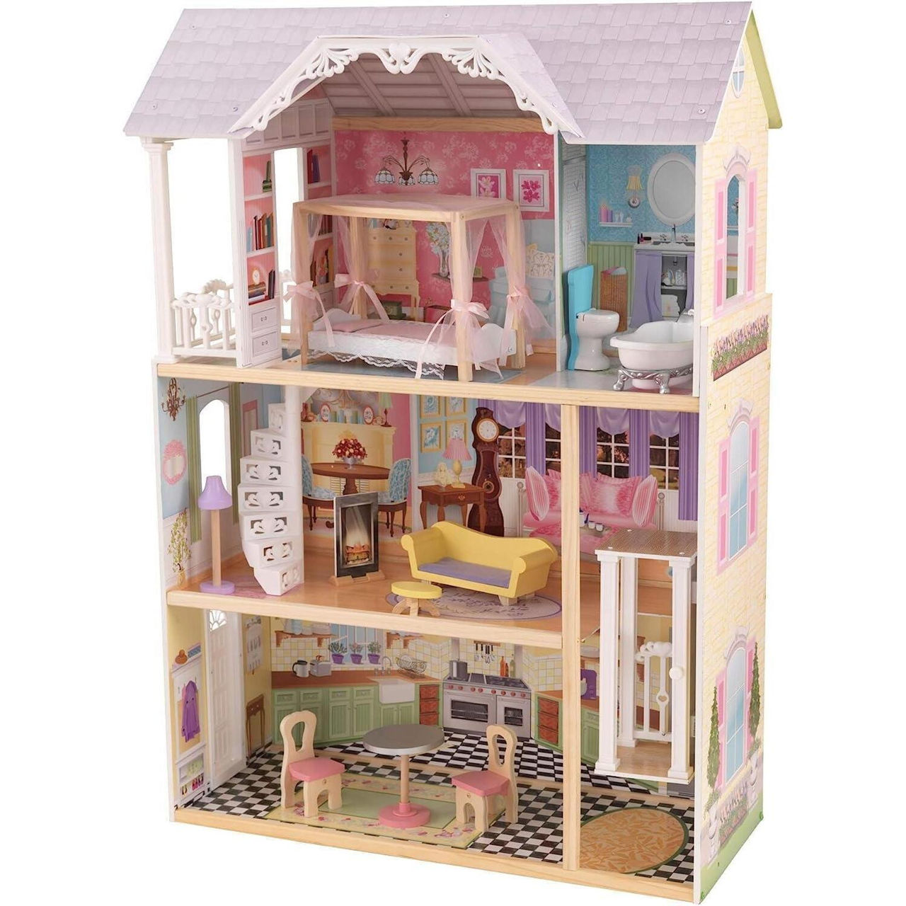 Домик для кукол KinderKraft 65869-MSN Kaylee Dollhouse купить по низкой  цене в Кишинёве, Бельцах, Кагул, Комрате, Тараклии, Молдове /  Интернет-магазин MAXIMUM