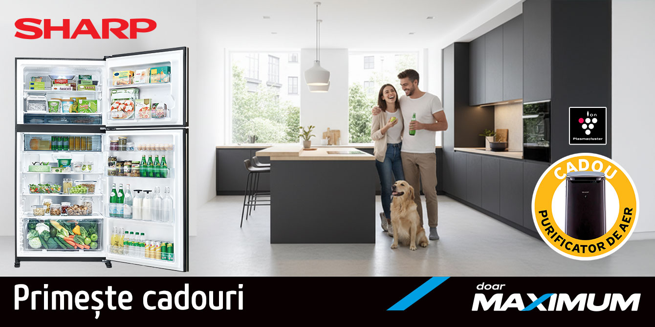Cumpără frigidere Sharp și primește cadouri