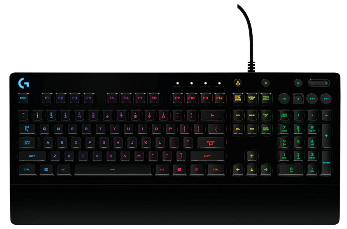 logitech membrane gaming keyboard