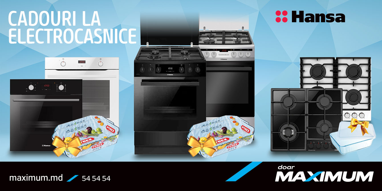 Cumpără electrocasnice Hansa și primește cadouri