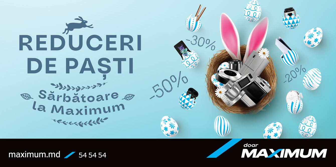 Reduceri de Paște de până la 50%
