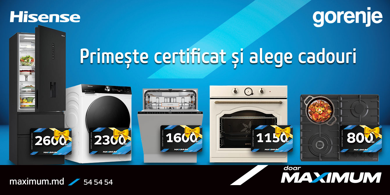 Gorenje Hisense cu cashback